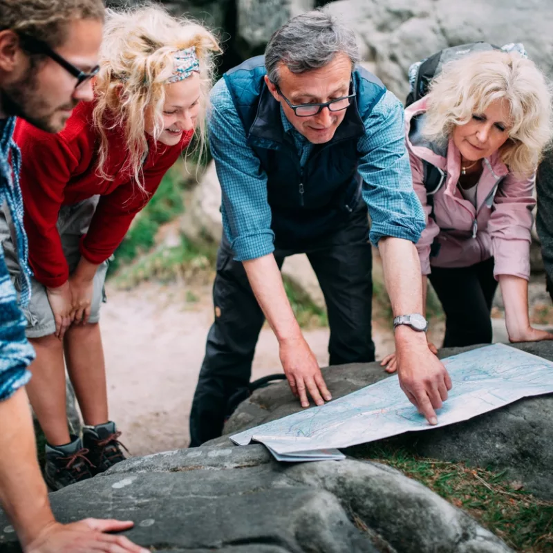 Navigating Map During Guided Tour - Preferred Travel